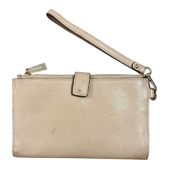 MICHAEL KORS Tan Wallet with Slim Design and Wrist Strap - Picture 2 of 2